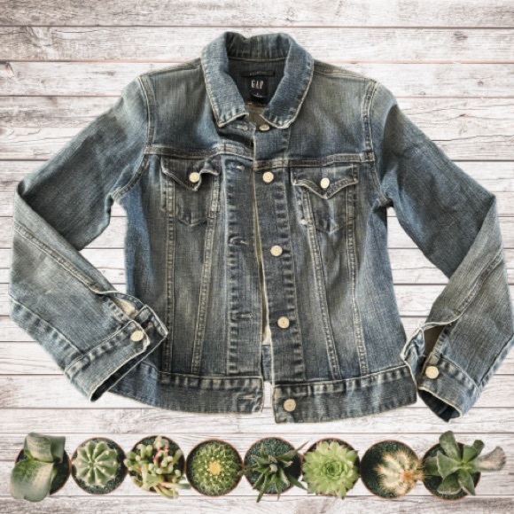 Gap Women’s Stretch Denim Jean Jacket Size Small! - Picture 1 of 5